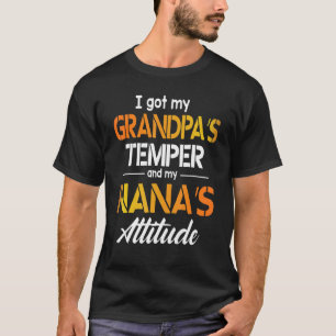 Ik heb de temperatuur van mijn opa en de houding v t-shirt