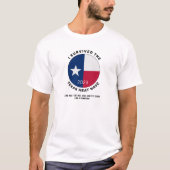 Ik heb de Texas Heat Wave 2023 overleefd T-shirt (Voorkant)