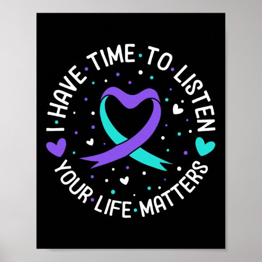 Ik heb de tijd om zelfmoordbewustzijn te horen... poster (Voorkant)