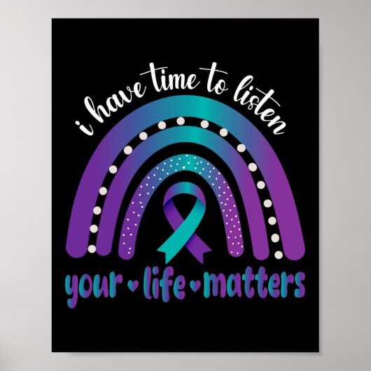 Ik heb de tijd om zelfmoordbewustzijn te horen... poster (Voorkant)