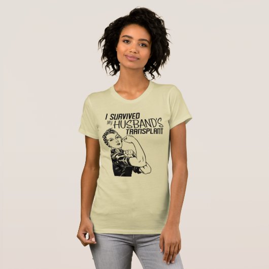 Ik heb de transplantatie van mijn echtgenoot overl t-shirt (Voorkant volledig)