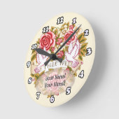 Ik heb de trouwklok gelezen ronde klok (Hoek)