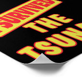 IK HEB DE TSUNAMI OVERTUIGD POSTER (Hoek)