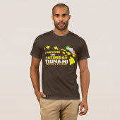 Ik heb de tsunami van zaterdag overleefd t-shirt (Voorkant volledig)