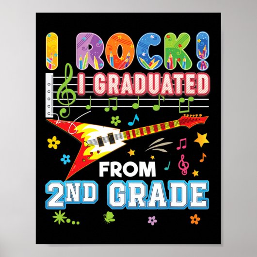 Ik heb de tweede klas van Rock Afstuderen Poster (Voorkant)