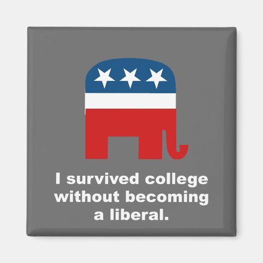 Ik heb de universiteit overleefd zonder liberaal t magneet (Voorkant)