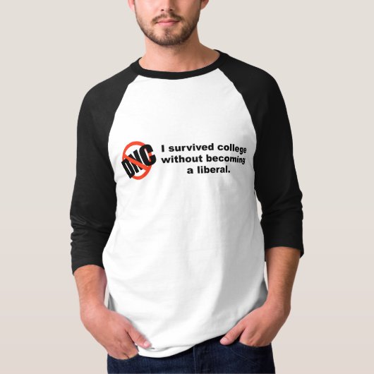 Ik heb de universiteit overleefd zonder liberaal t t-shirt (Voorkant)