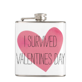 Ik heb de Valentijnsdag overleefd Heupfles