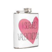 Ik heb de Valentijnsdag overleefd Heupfles (Rechts)