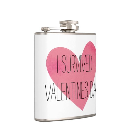 Ik heb de Valentijnsdag overleefd Heupfles (Rechts)