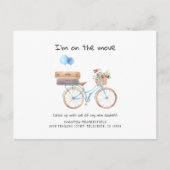 Ik heb de Verandering van de Waterverf van de Blau Aankondigingskaart (Voorkant)