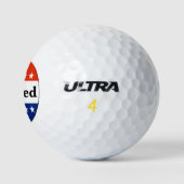 Ik heb de verkiezingen van 2026 gestemd golfballen (Logo)