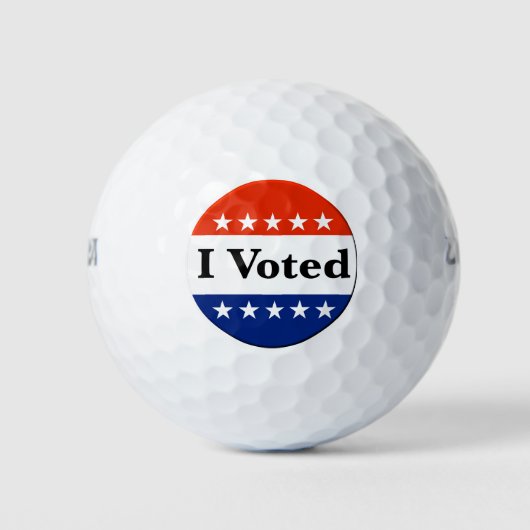Ik heb de verkiezingen van 2026 gestemd golfballen (Voorkant)