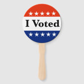 Ik heb de verkiezingen van 2026 gestemd handwaaier (Voorkant)