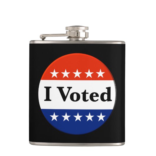 Ik heb de verkiezingen van 2026 gestemd heupfles (Voorkant)