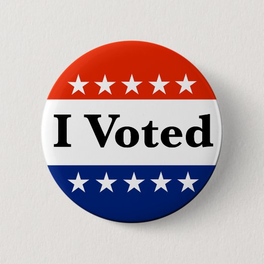 Ik heb de verkiezingen van 2026 gestemd ronde button 5,7 cm (Voorkant)