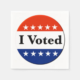 Ik heb de verkiezingen van 2026 gestemd servet