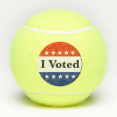 Ik heb de verkiezingen van 2026 gestemd tennisballen (Achterkant)