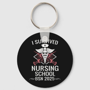 Ik heb de verpleegschool BSN CL van 2025 Nurse Gra Sleutelhanger