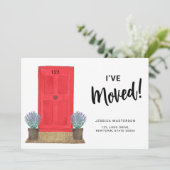 Ik heb de voordeur beweegt aankondiging (Staand voorkant)