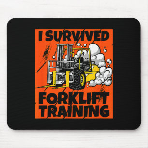Ik heb de vorkheftrucktraining overleefd, nieuwe v muismat
