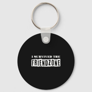 Ik heb de vriendzone overleefd Valentijnscadeau vo Sleutelhanger