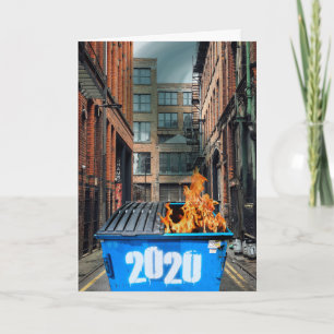 Ik heb de vuilnisbakbrand van 2020 overleefd Geluk Kaart