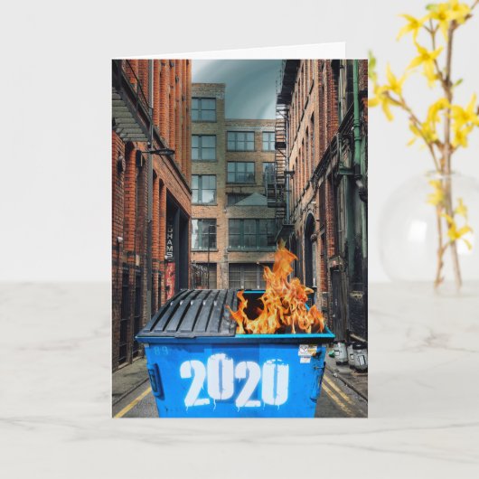 Ik heb de vuilnisbeltbrand van 2020 overleefd Gelu Kaart (Gele Bloem)