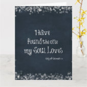 Ik heb de ware gevonden die mijn Ziel Liefheeft Bi Kaart (Gele Bloem)