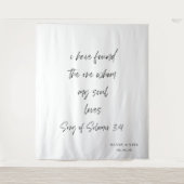 Ik heb de ware trouw achtergrond banner wandkleed (Voorkant)