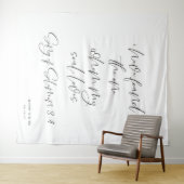 Ik heb de ware trouw achtergrond banner wandkleed (In Situ (horizontaal))