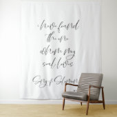 Ik heb de ware trouw achtergrond banner wandkleed (In situ)