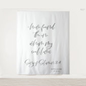 Ik heb de ware trouw achtergrond banner wandkleed (Voorkant)
