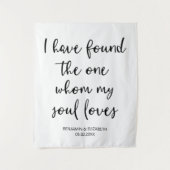 Ik Heb De Ware Trouw Achtergrond Custom Wandkleed (Voorkant)