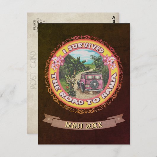 Ik heb de weg naar Hana Briefkaart overleefd (Voorkant / Achterkant)