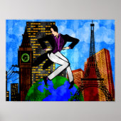 Ik heb de wereld in mijn handen (fijne Art-afdrukk Poster (Voorkant)