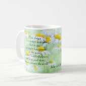 Ik heb de wereld overspoeld - John 16:33 Koffiemok (Voorkant links)