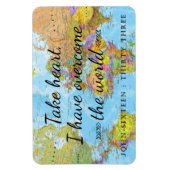 Ik heb de wereld overwonnen. magneet (Verticaal)