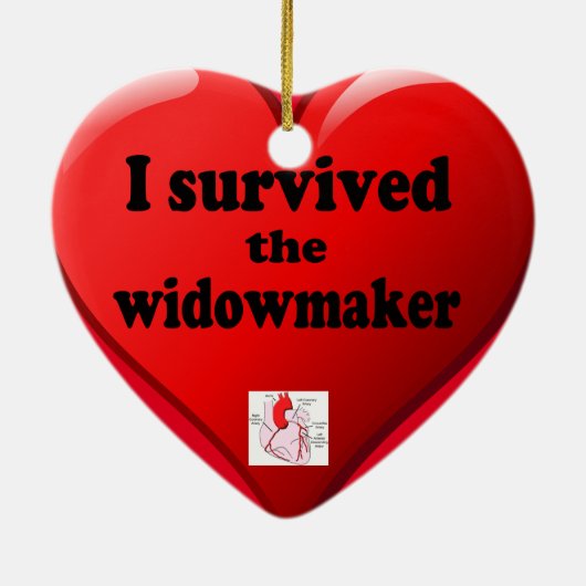 Ik heb de Widowmaker Keramisch Ornament overleefd (Achterkant)