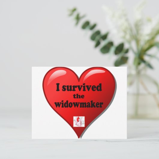 Ik heb de Widowmaker overleefd Briefkaart (Staand voorkant)