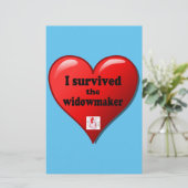 Ik heb de Widowmaker overleefd Briefpapier (Staand voorkant)