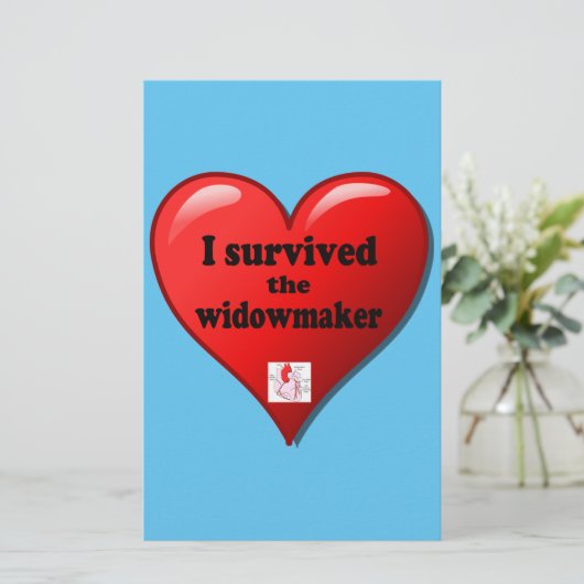 Ik heb de Widowmaker overleefd Briefpapier (Staand voorkant)