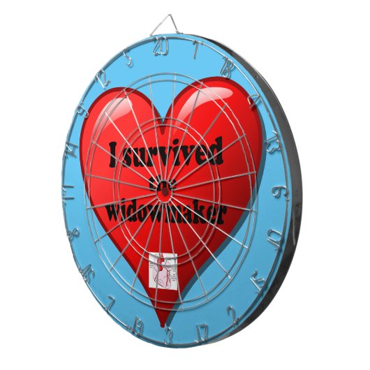 Ik heb de Widowmaker overleefd Dartbord (Voorkant Rechts)