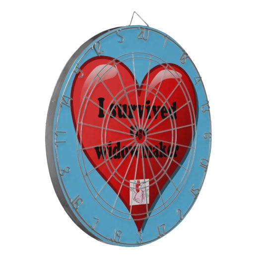 Ik heb de Widowmaker overleefd Dartbord (Voorkant Links)
