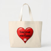 Ik heb de Widowmaker overleefd Grote Tote Bag (Voorkant)