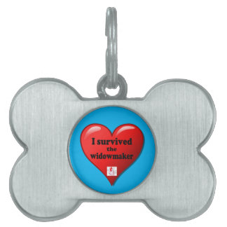 Ik heb de Widowmaker overleefd Huisdieren Naamplaatje