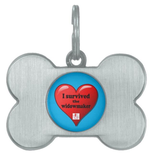 Ik heb de Widowmaker overleefd Huisdieren Naamplaatje (voorkant)