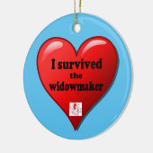 Ik heb de Widowmaker overleefd Keramisch Ornament (Links)