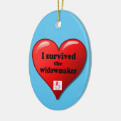 Ik heb de Widowmaker overleefd Keramisch Ornament (Links)