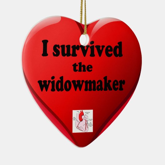 Ik heb de Widowmaker overleefd Keramisch Ornament (Rechts)